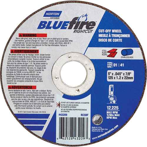 Meule à découper Bluefire(MD) (NO018) | Quincaillerie Pont Mercier